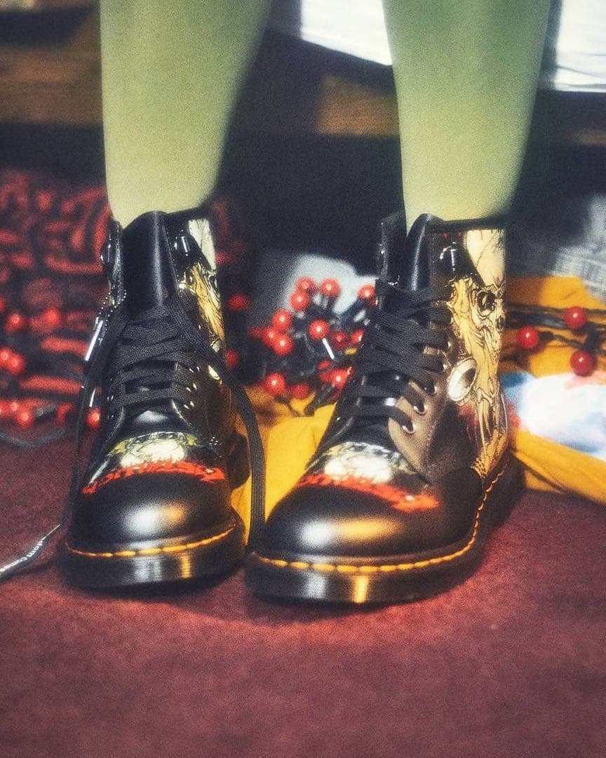 Dr.Martens 1460 llica Skull UK6 8ホール