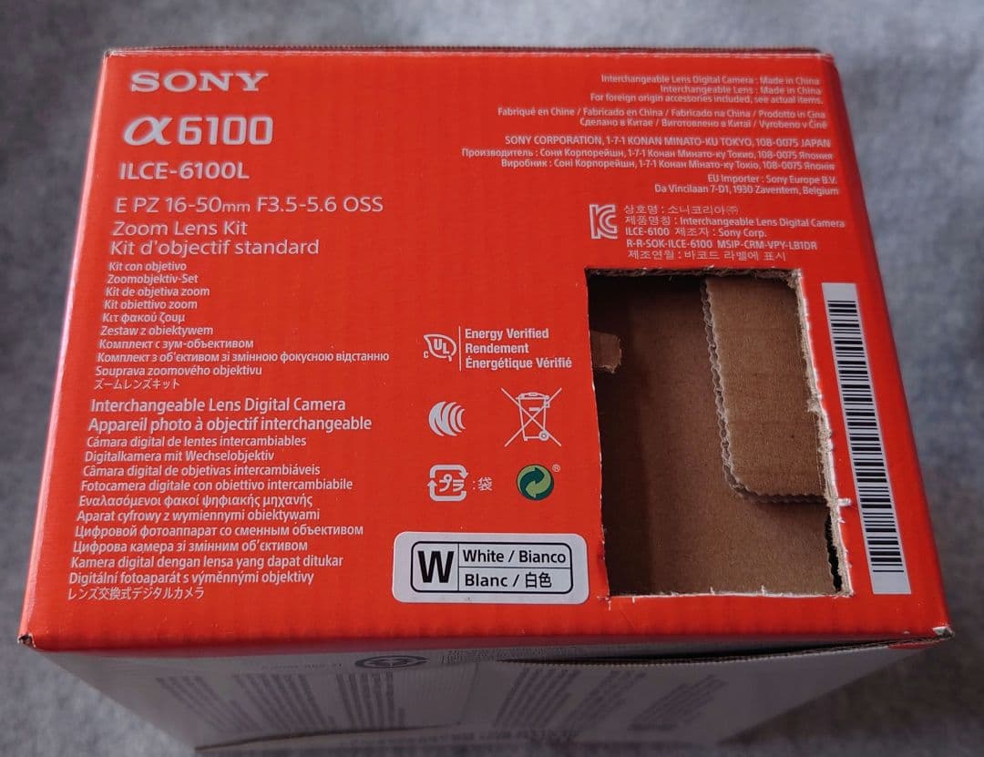 SONY(ソニー) α6100 ホワイト ILCE-6100L W