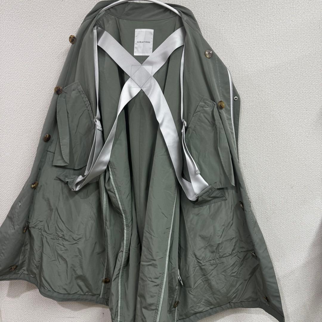 タグ付き SUBLATIONS MICROFIBER TWILL モッズコート