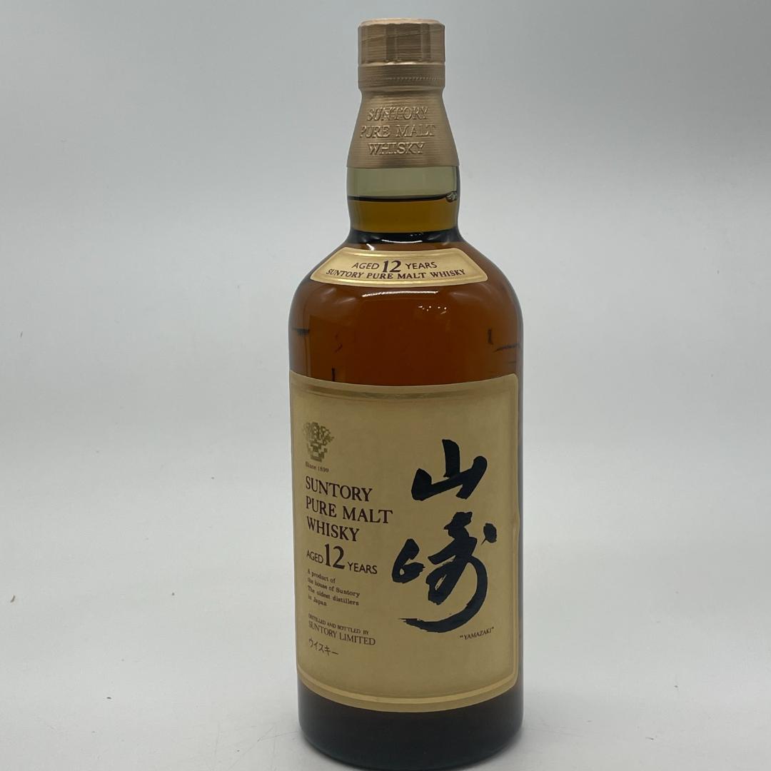 T58　サントリー火の巻　山崎　12年　ウィスキー 750ml　ピュアモルト