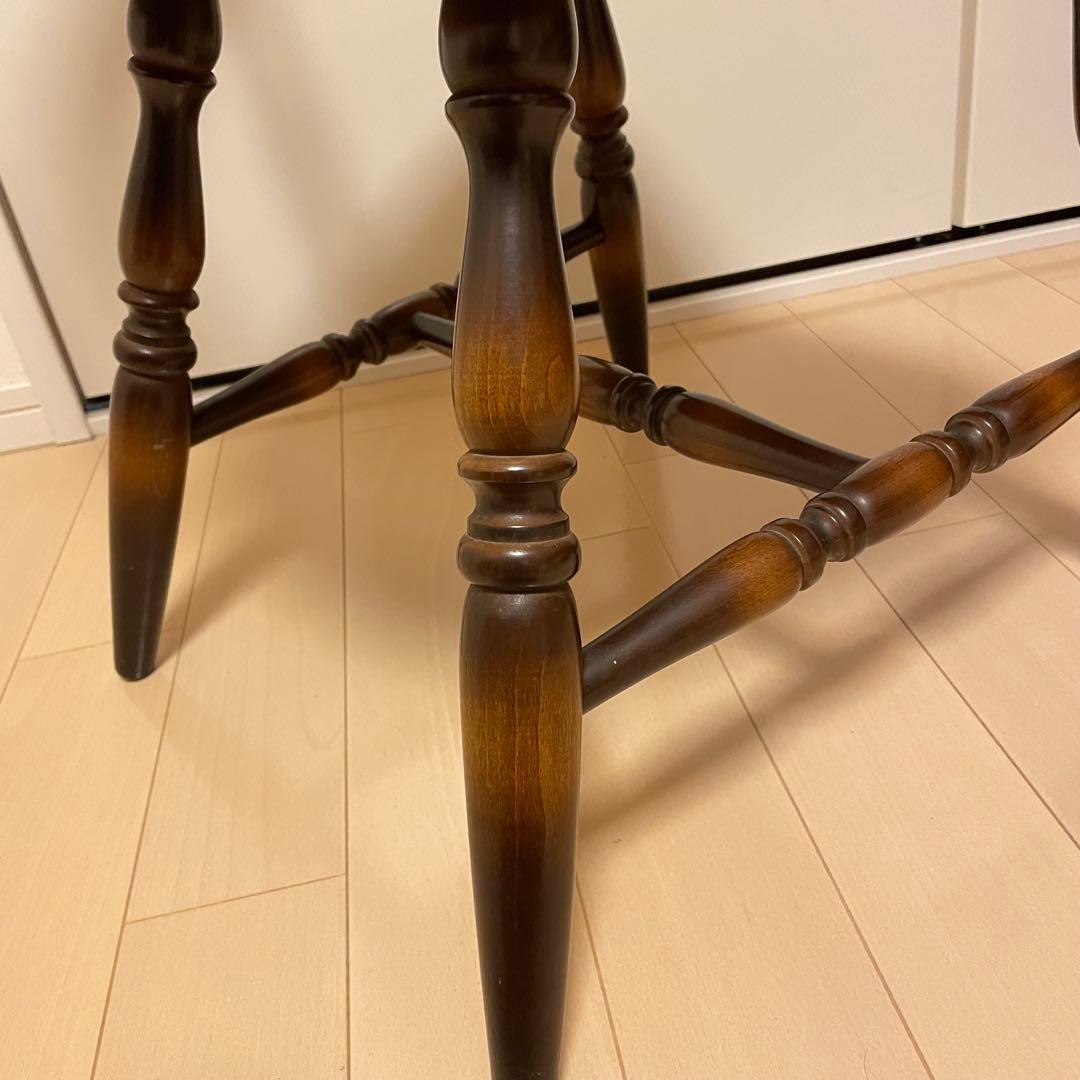 飛騨産業 キツツキマーク ダイニングチェア アームチェア ろくろ脚 2