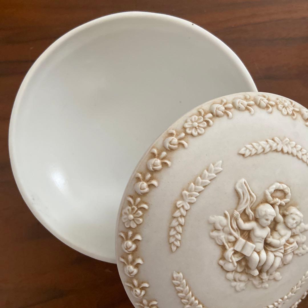 フランス　アンティーク　アクセサリーケース　宝石箱　天使