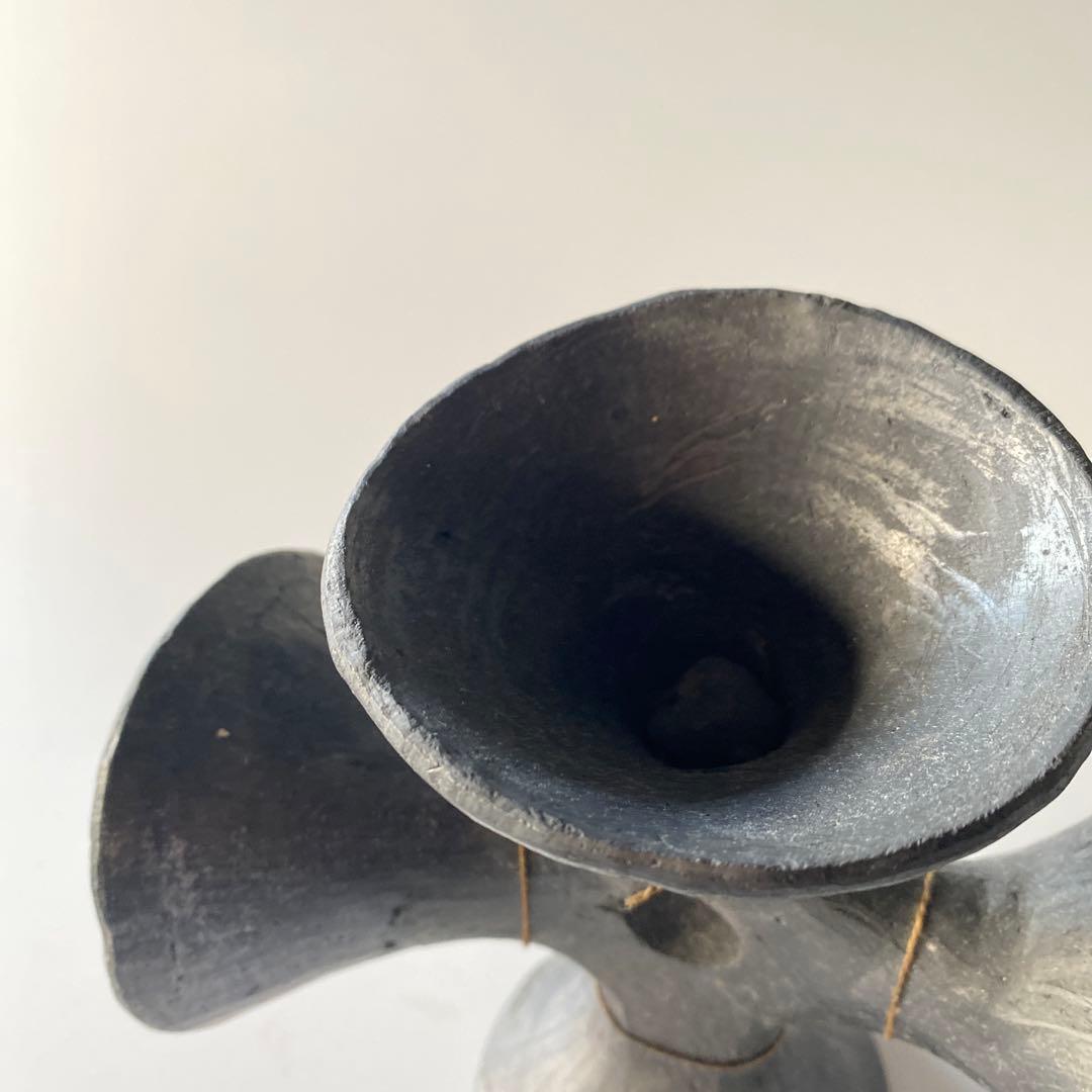 黒陶ベル イームズ メキシコ オアハカ 黒陶 ベル ミッドセンチュリー 民藝