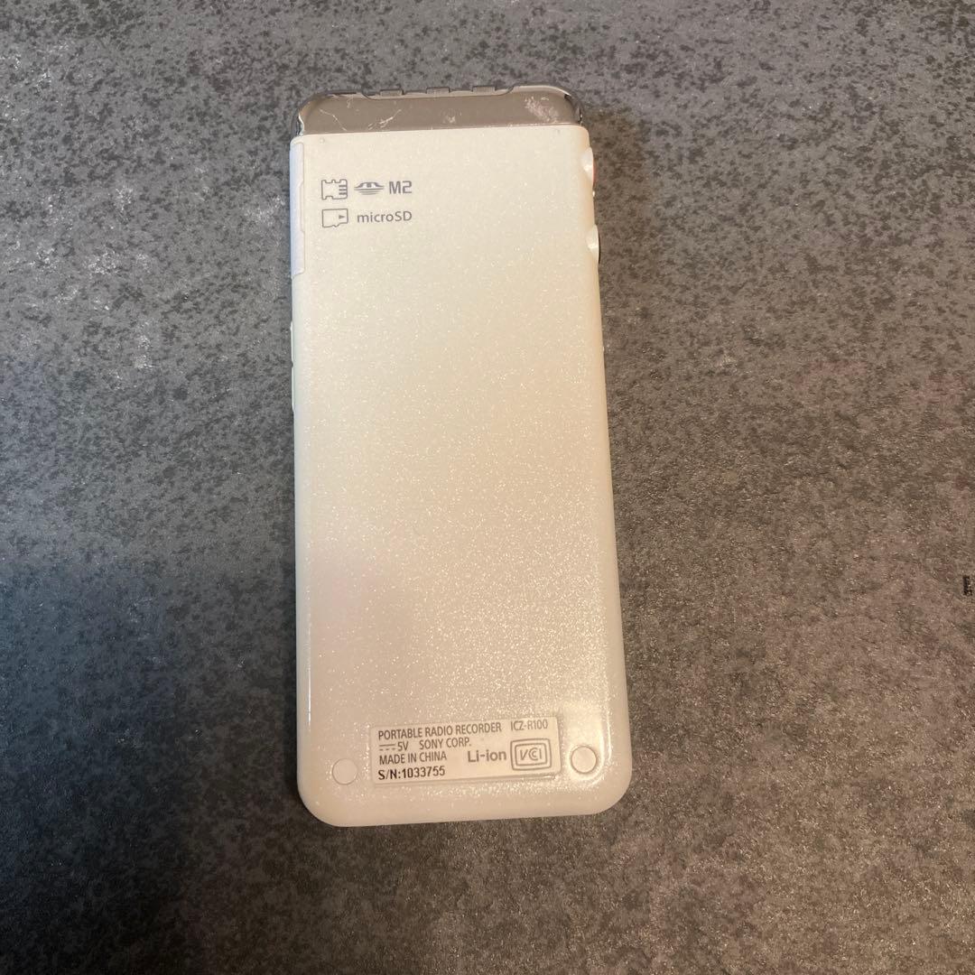 中古品　SONY ポータブルラジオレコーダー ICZ -R100 ICレコーダー