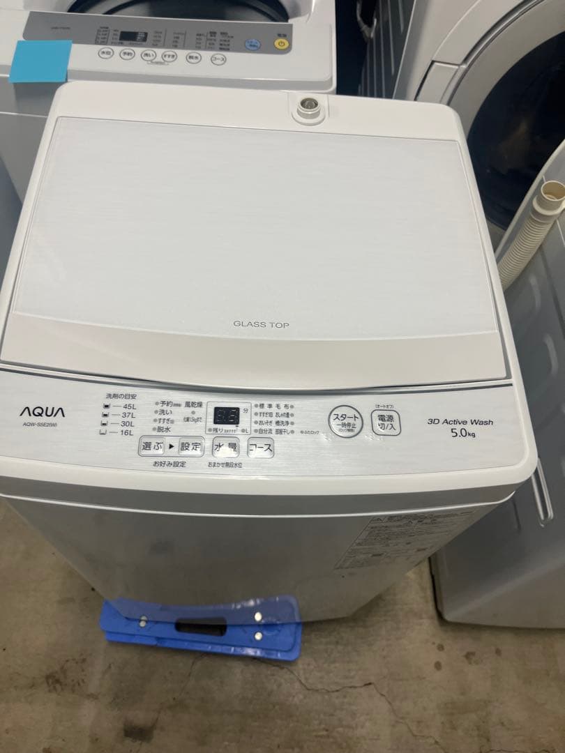 アクア AQUA 5kg全自動洗濯機 ホワイトAQW-S5E2(W) T