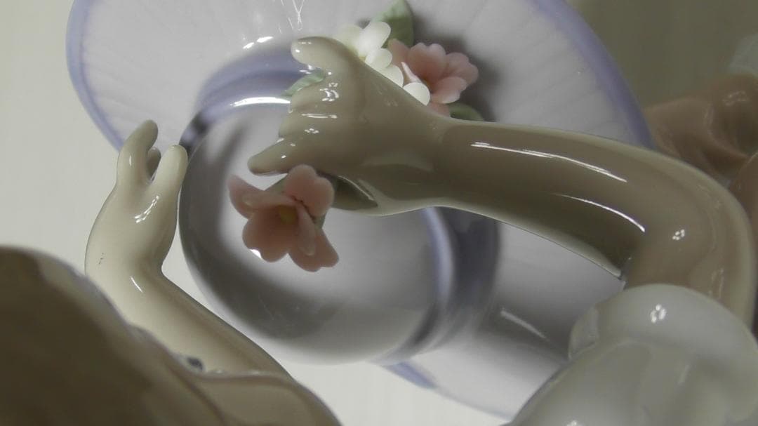 LLADRO　リヤドロ【おめかししようね】リアドロ　インテリア　　Ｌ492