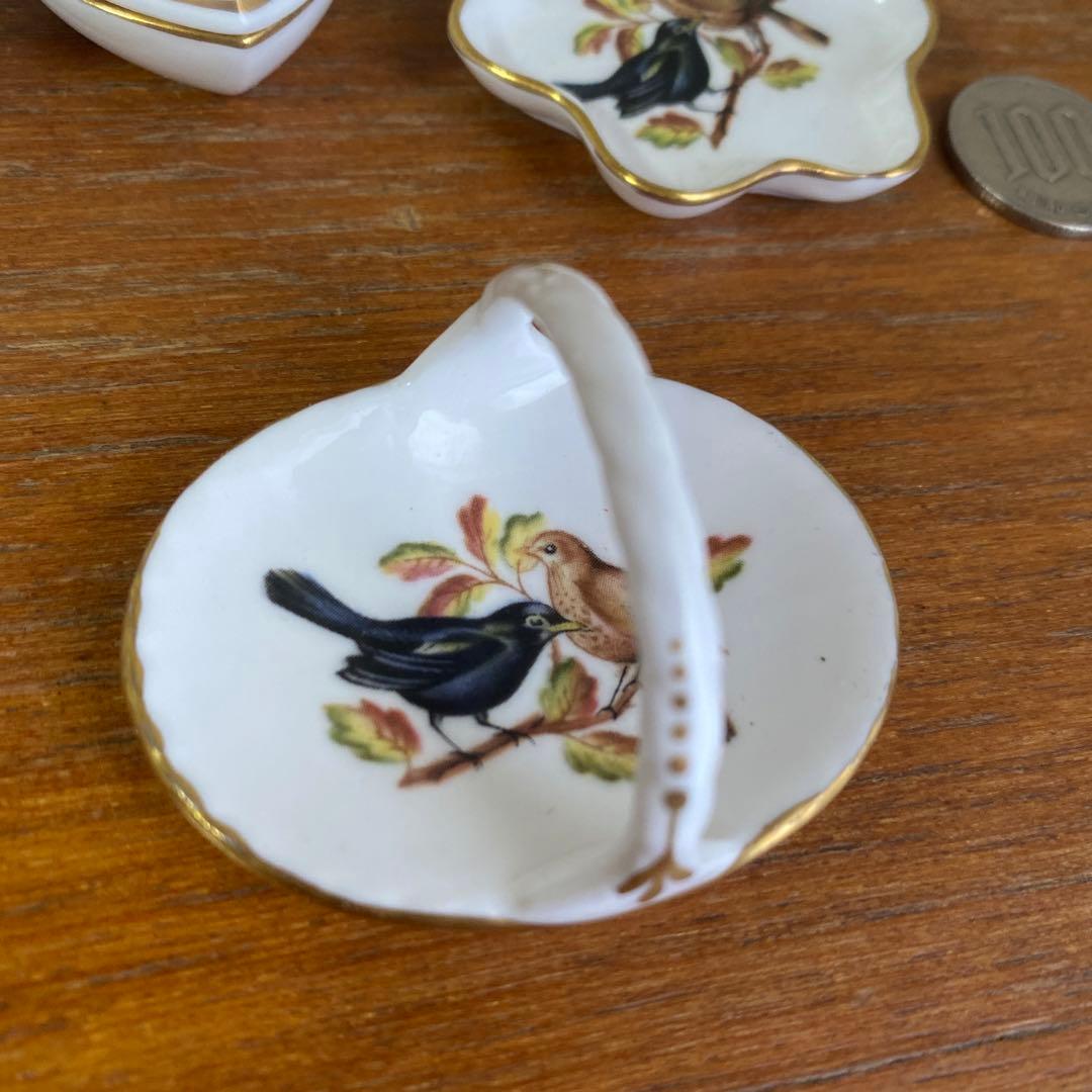 英国　スポード バード　野鳥　ミニチュア　ロビン　6点セット　箱無し