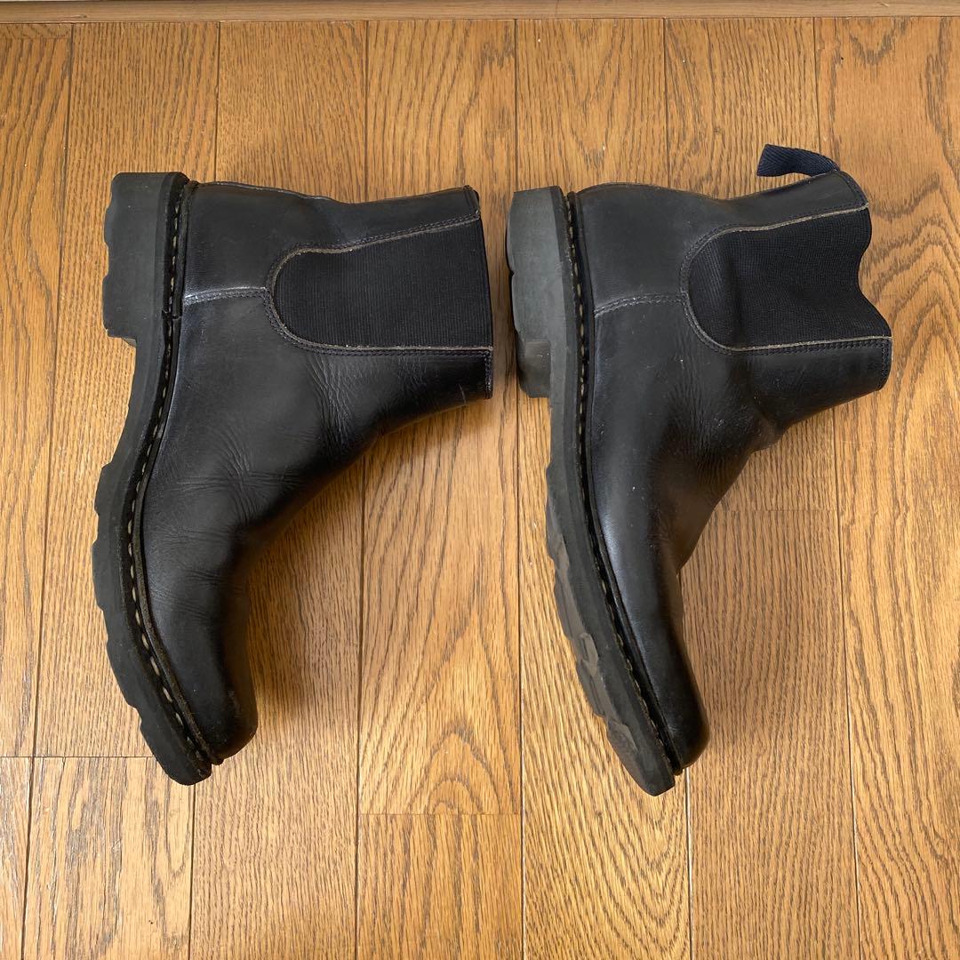 paraboot 黒 サイドゴアブーツ レザー 41/2 24cm