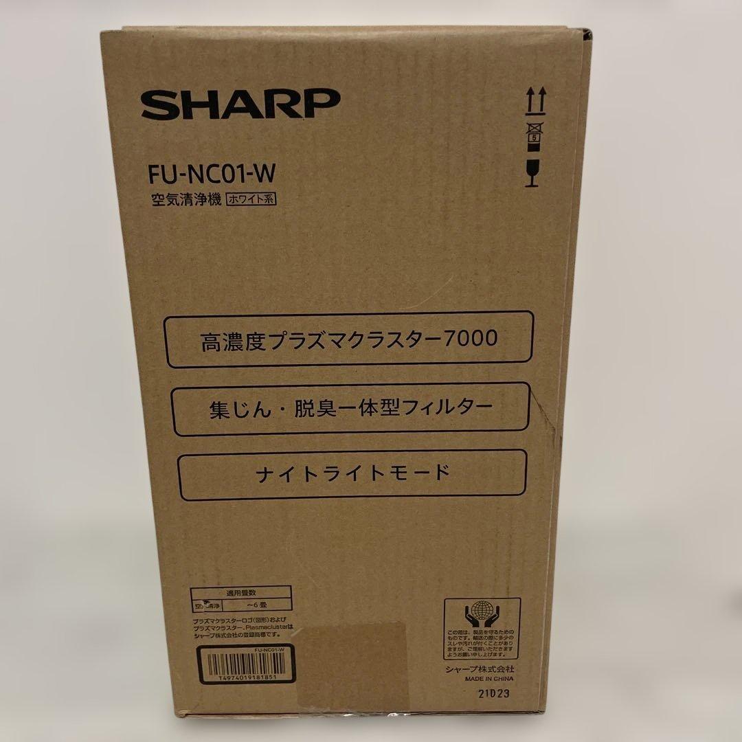 シャープ 空気清浄機 FU-NC01-W