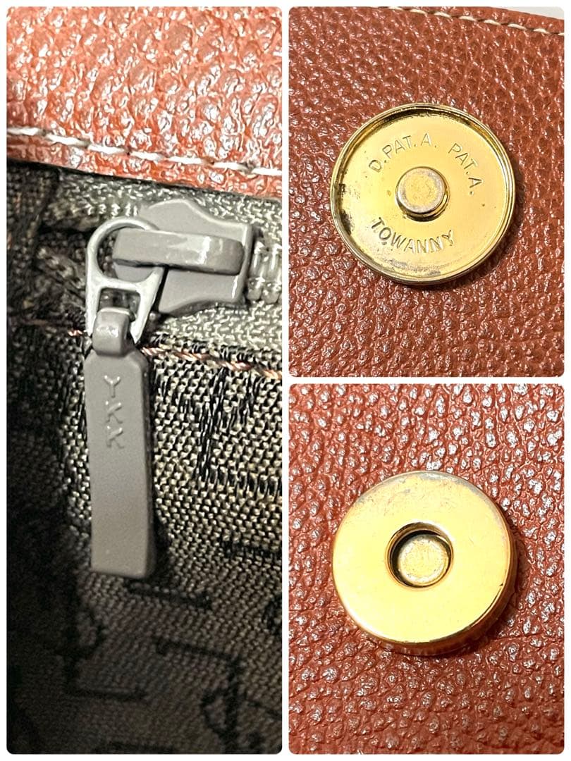 【美品】Yves Saint Laurent ショルダーバッグ ステッチロゴ