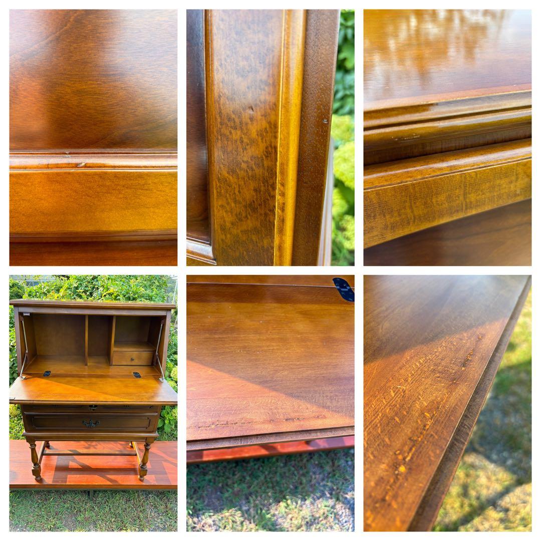 karimoku カリモク コロニアル　ライティングビューロー　ビンテージ