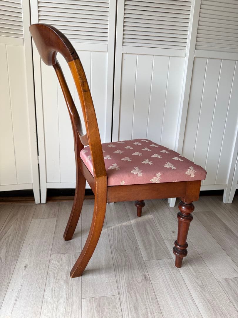 イギリス アンティーク 家具 バルーンバックチェア 椅子 イス 英国