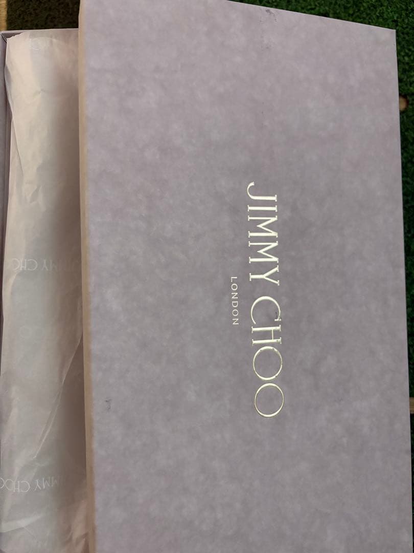 JIMMY CHOO フラットシューズ シルバーグリッター