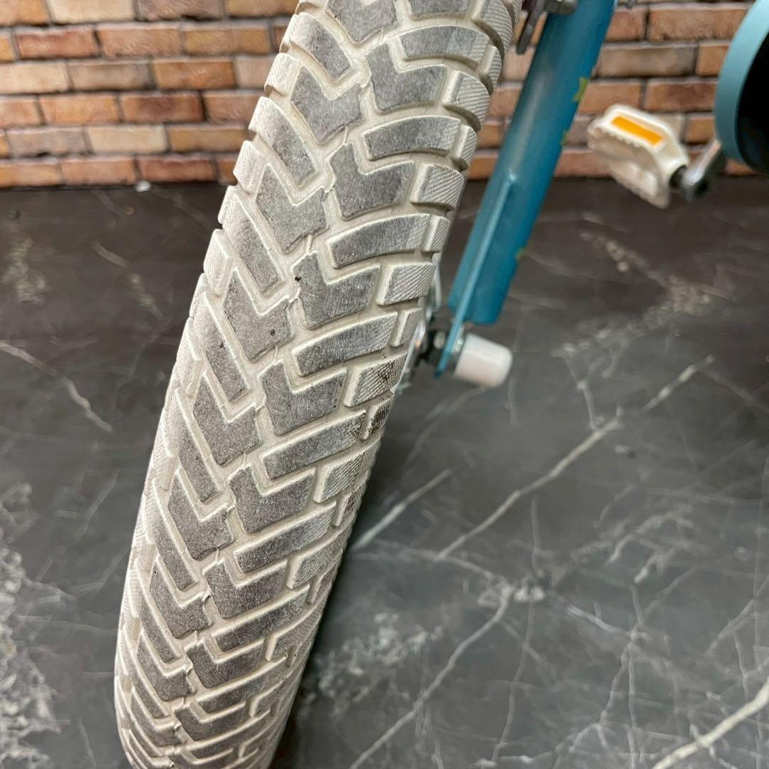 【76】子供用自転車 子供車 DUALLY 水色 16インチ シングル