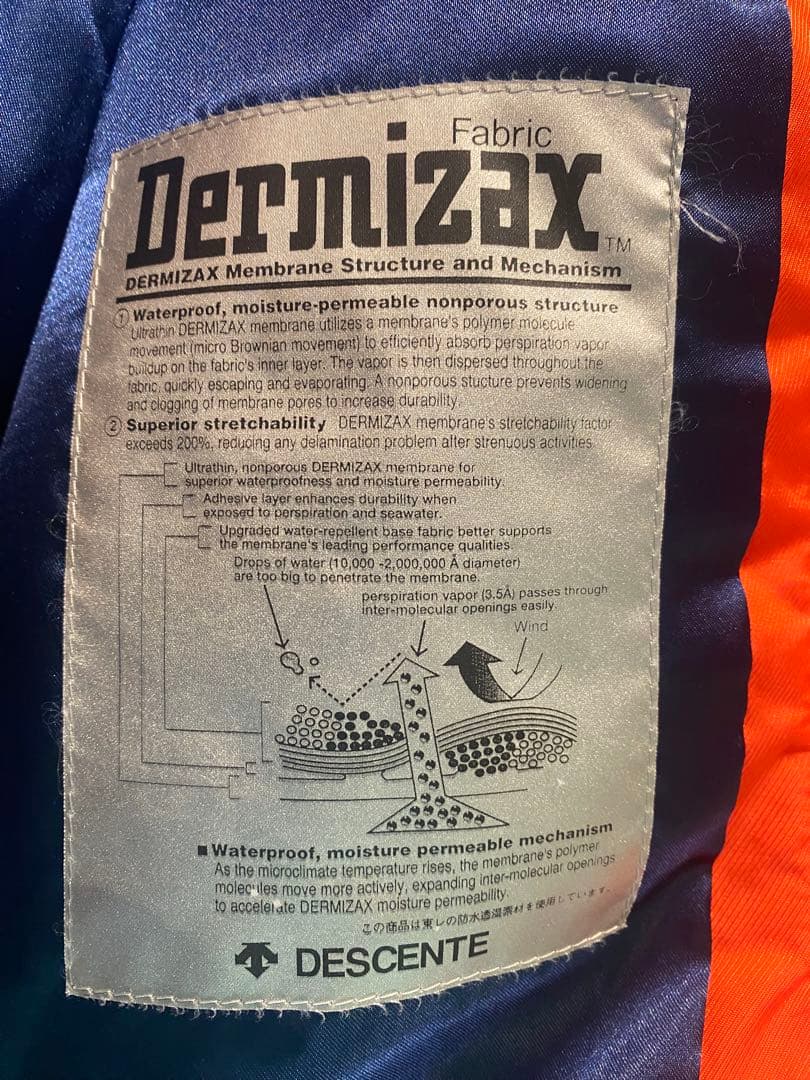 美品☆DESCENTE デサント スキーウェア　上下セット　上S 下SS