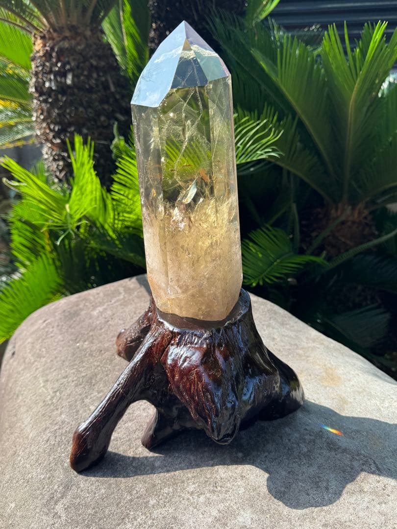 天然シトリン 六角柱