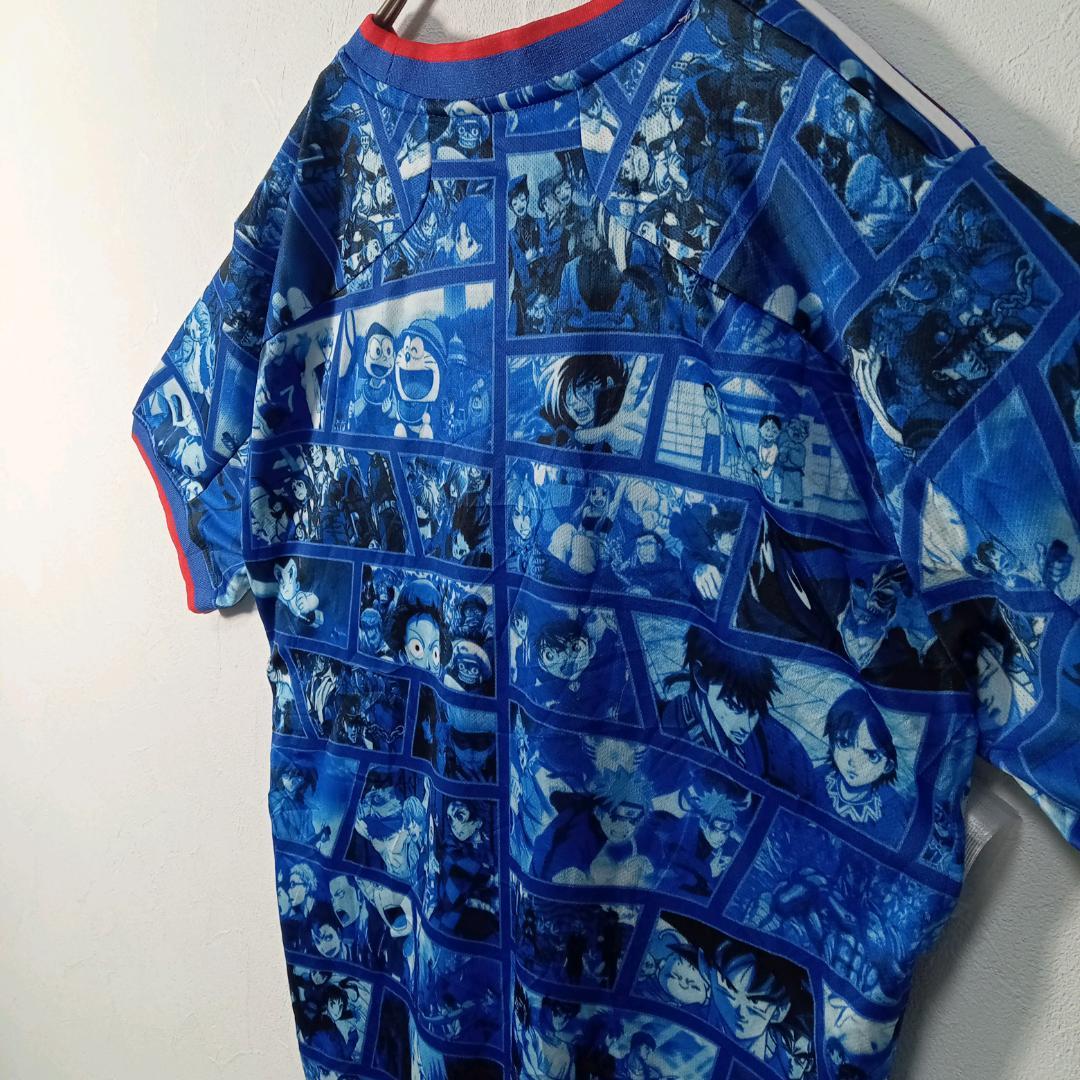 adidas SAMURAI BLUE 日本代表　ユニホーム　アニメコラボ L