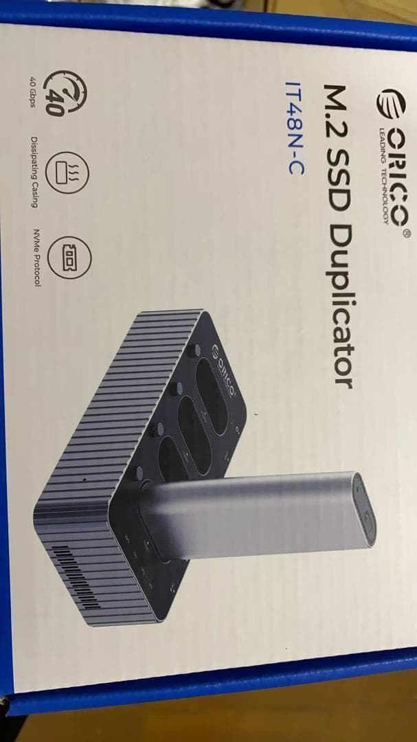 ORICO SSD クローン スタンド 40Gbps高速データ転送 M.2SSD