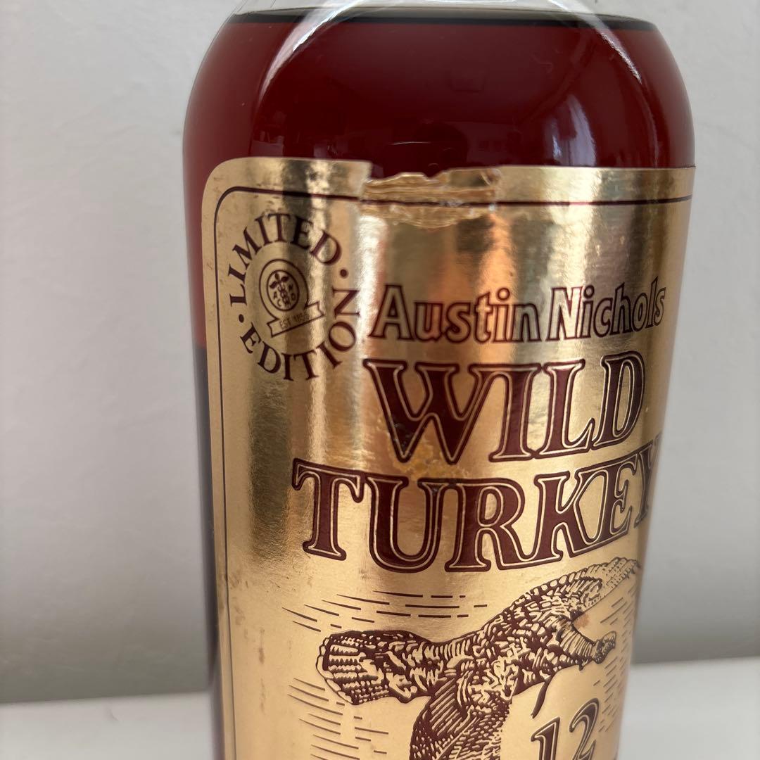 未開封・ワイルドターキー 12年 リミテッドエディション　ゴールドラベル