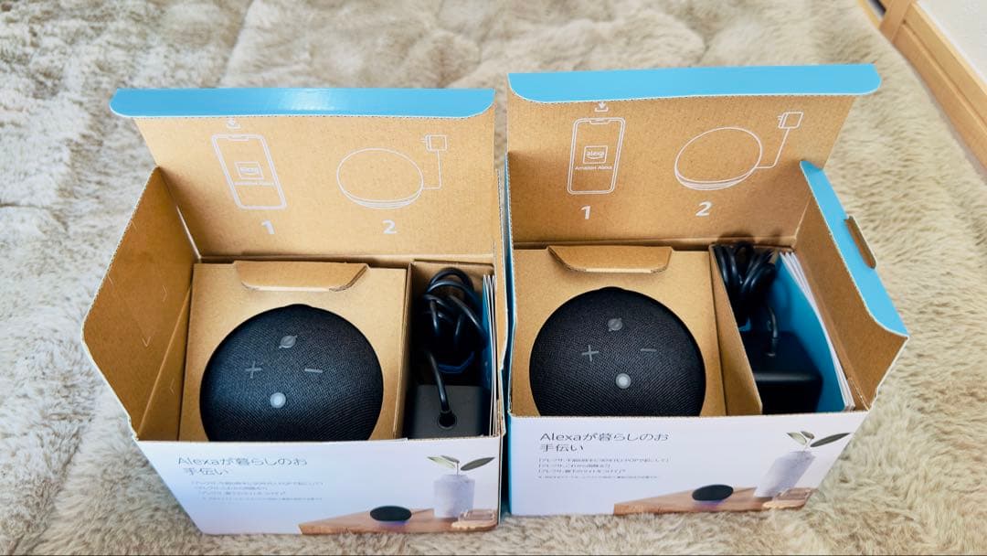Alexa Echo Dot ブラック第5世代 2個セット