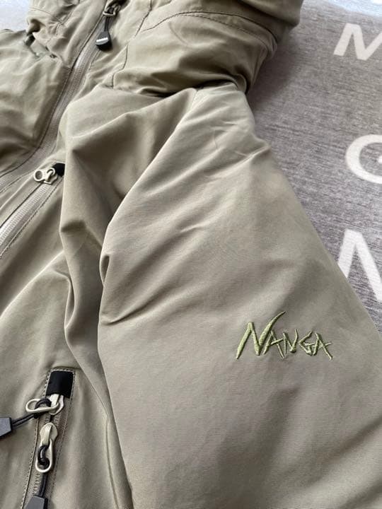 【美品】NANGA☆別注フード付きダウンジャケット