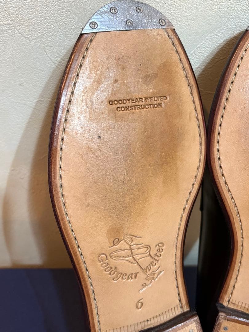 【JALAN SRIWIJAYA】スチール付き　ローファー ブラウン