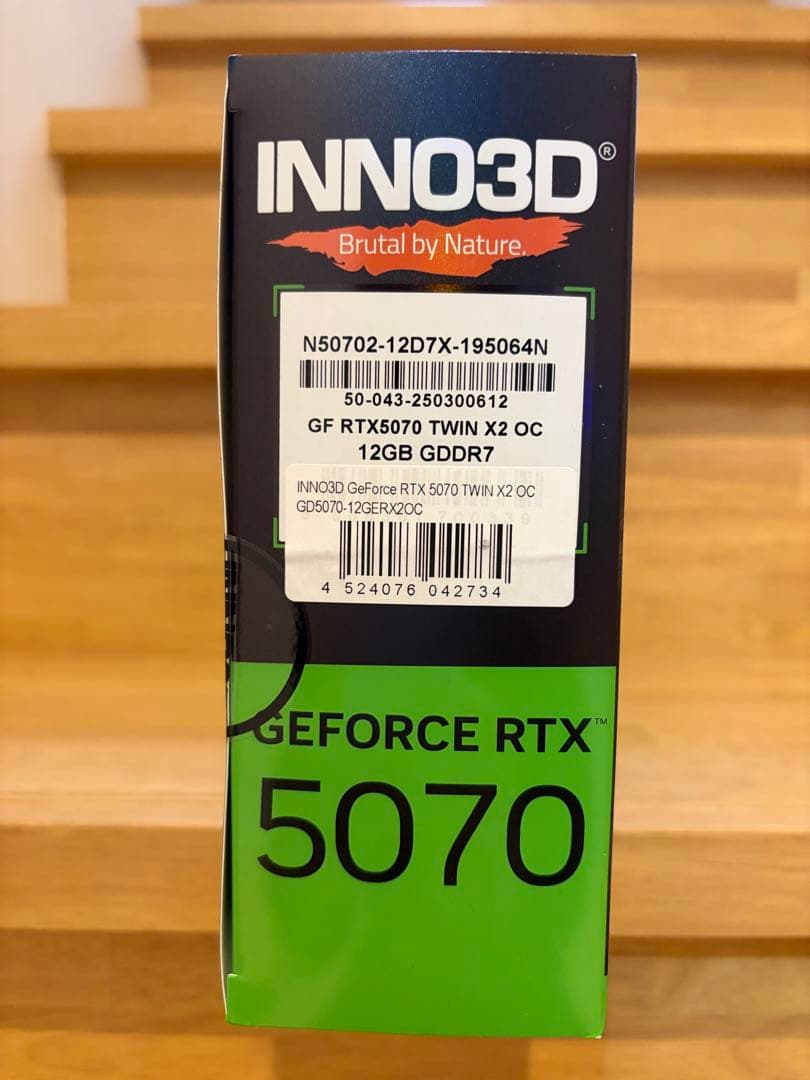 グラフィックボード・グラボ・ビデオカード INNO3D GeForce RTX 5070 TWIN X2 OC
