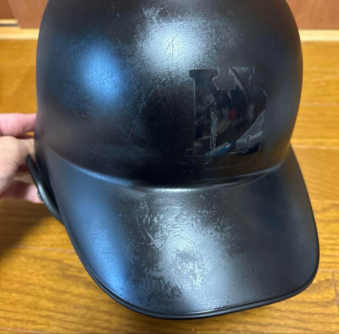 ミズノ軟式用ヘルメット　左打者