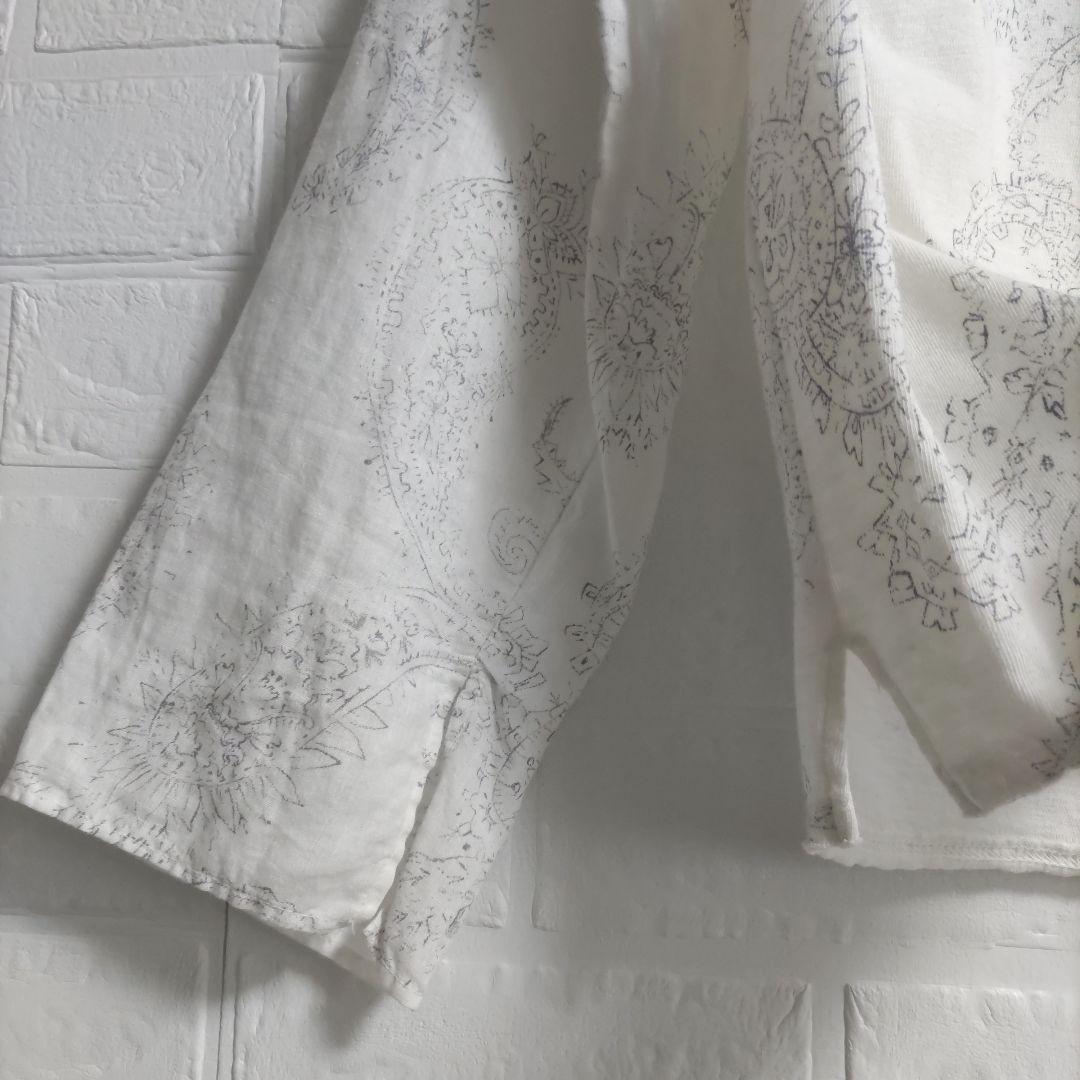 KAPITAL　キャピタル　刺繍　シャツ　 カットソー 　ペイズリー　トップス