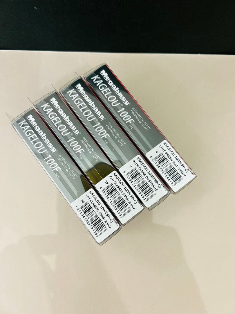 ③ メガバス　カゲロウ　100F ショップ限定カラー　4本セット