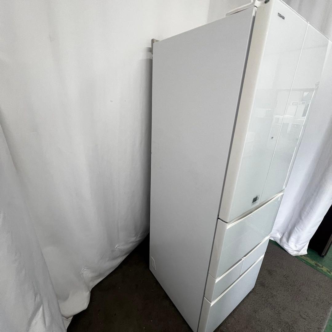 121 東芝　冷蔵庫　大型　500ℓ級　フレンチドア　白　中古　設置無料　安い
