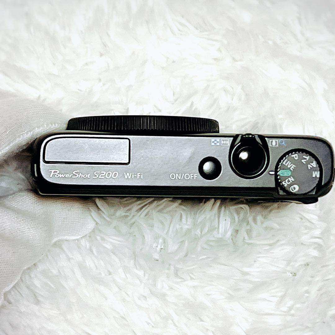 【極美品】Canon PowerShot S200 コンデジ WiFi デジカメ