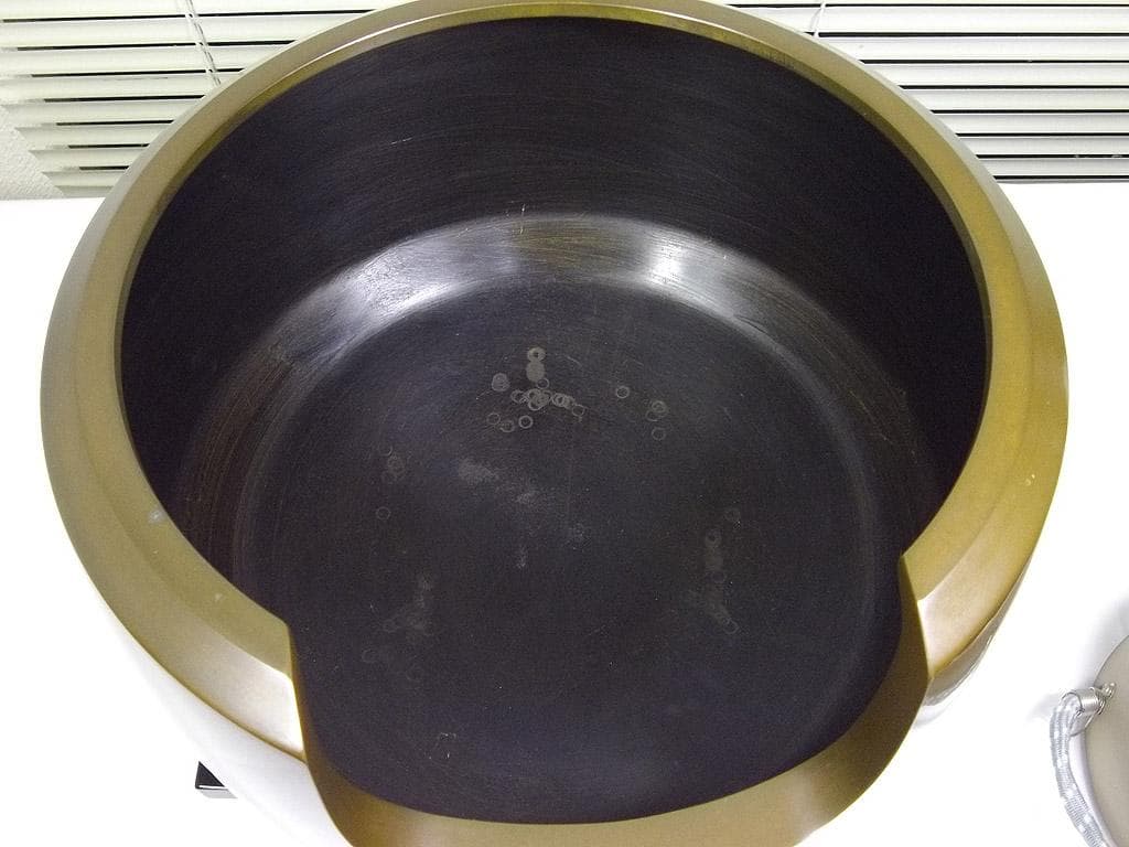 唐銅面取風炉　野々田 電熱器付き　茶道具