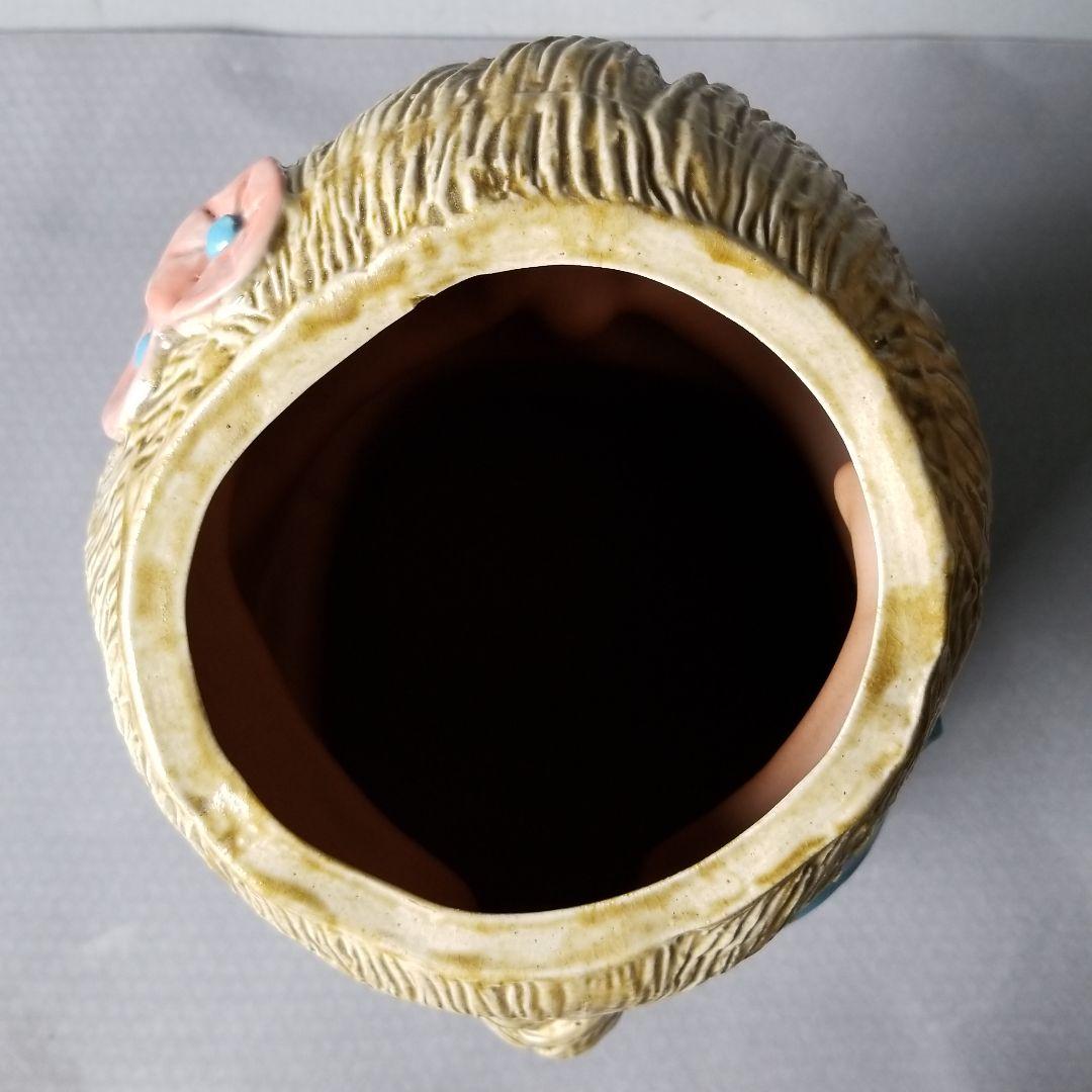 信楽焼 傘立て いねむり坊や 高さ４４cm