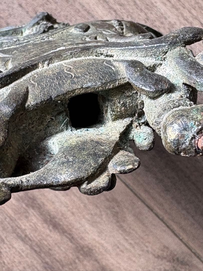 チベット仏教 マハーカーラ像　旧藏 清時代 古銅製