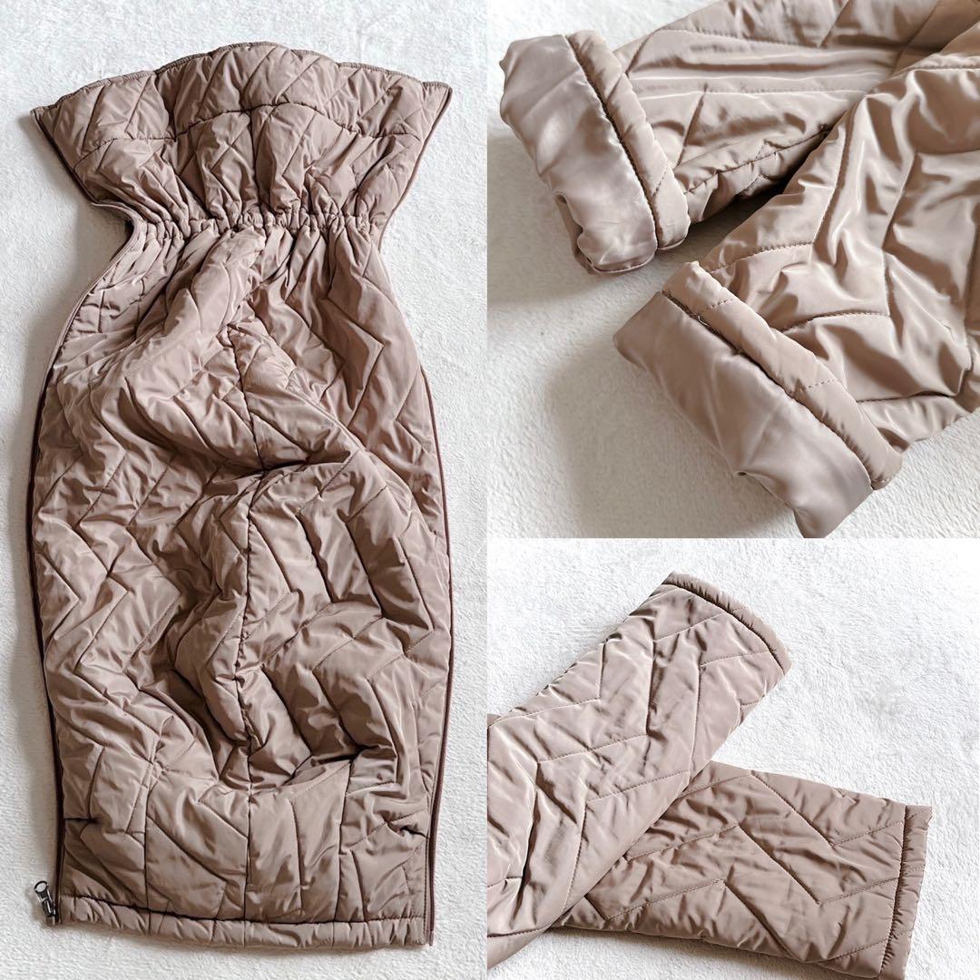 極美品☆【Milk Tea 】Stella 4way ロングママコート ベージュ