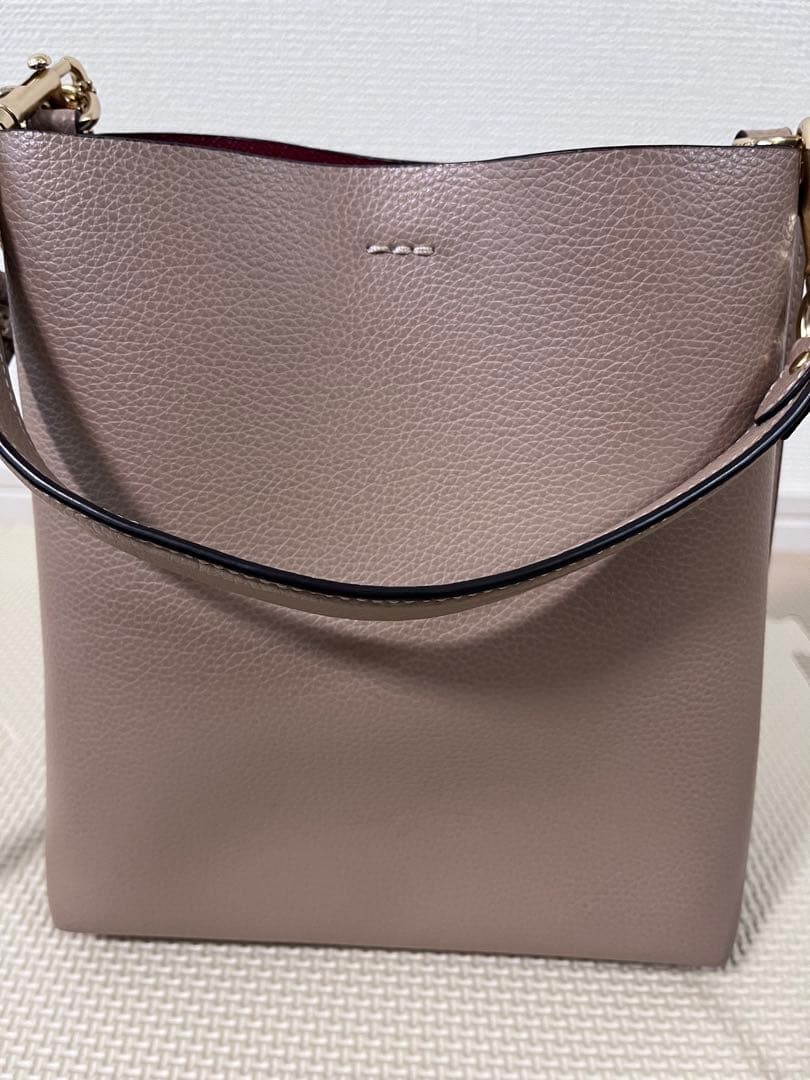 極美品　バケットバッグ ショルダーバッグ　ハンドバッグ2way バイカラー