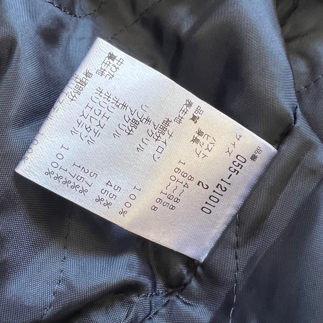 Pearly gates パーリーゲイツ　ニット×ナイロン　中綿入り　ジャケット