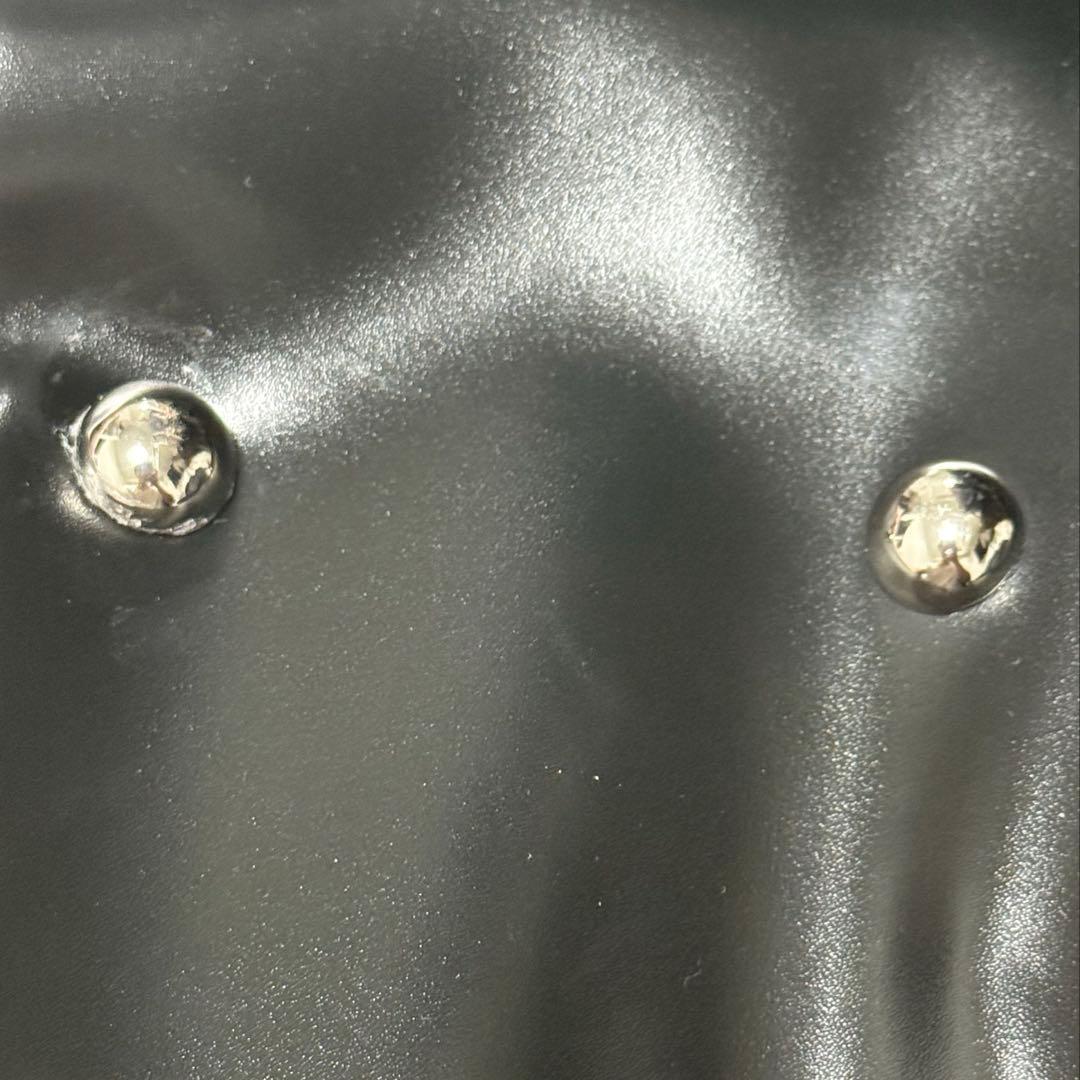 COMME des GARÇONS ハンドバッグ ボストンバッグ ブラック 牛革