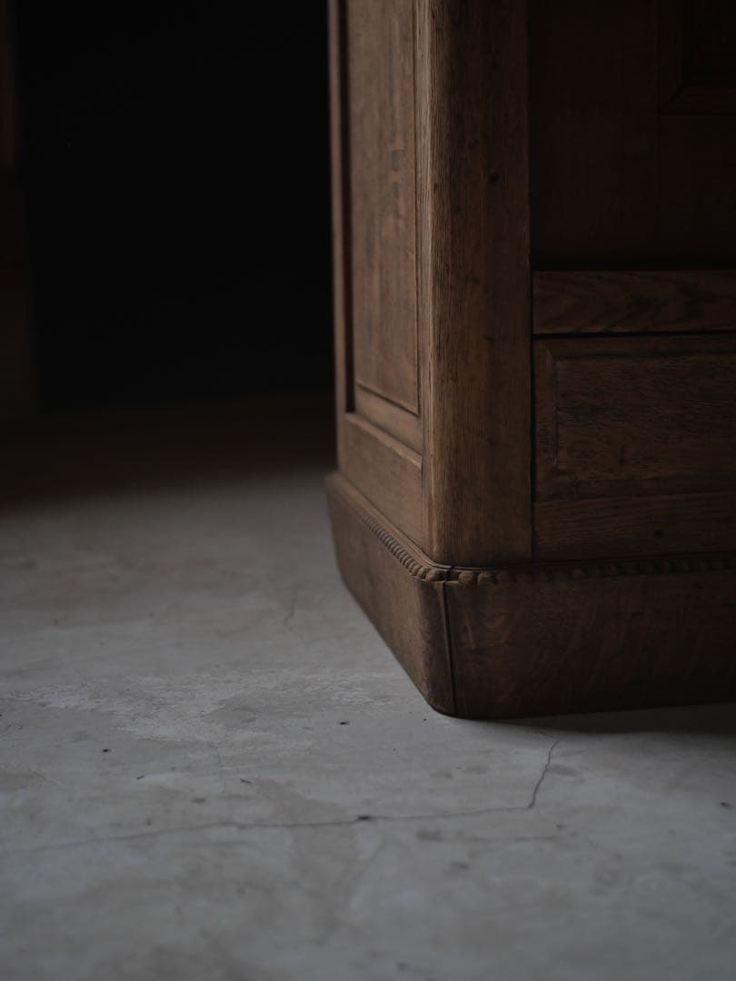 食器棚　ダイヤガラス　収納　器　食器　古家具　古道具　アンティーク　昭和レトロ