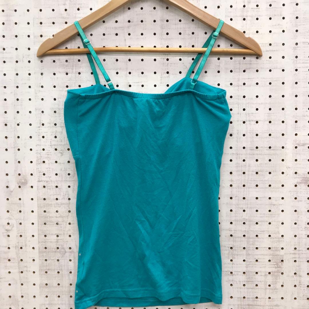 Y2K 平成 ギャル 古着 CECIL Mc BEE ラインストーンドットキャミ