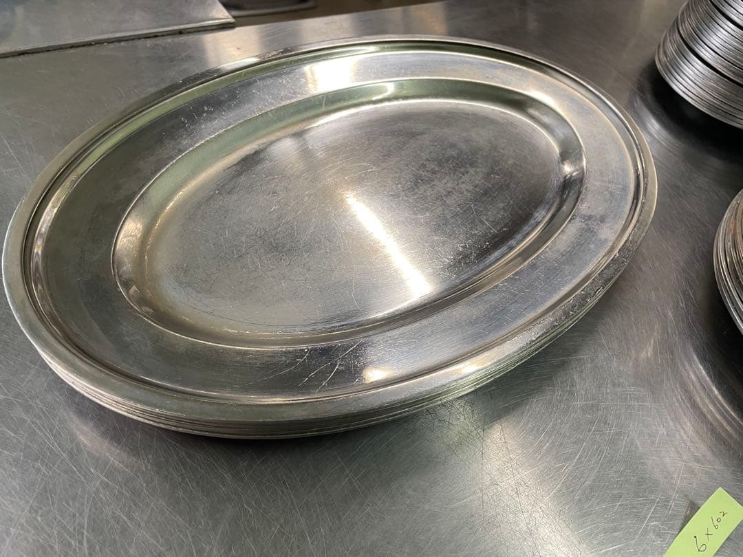 【お買い得！】ステンレス小判皿 サイズ違い82枚セット