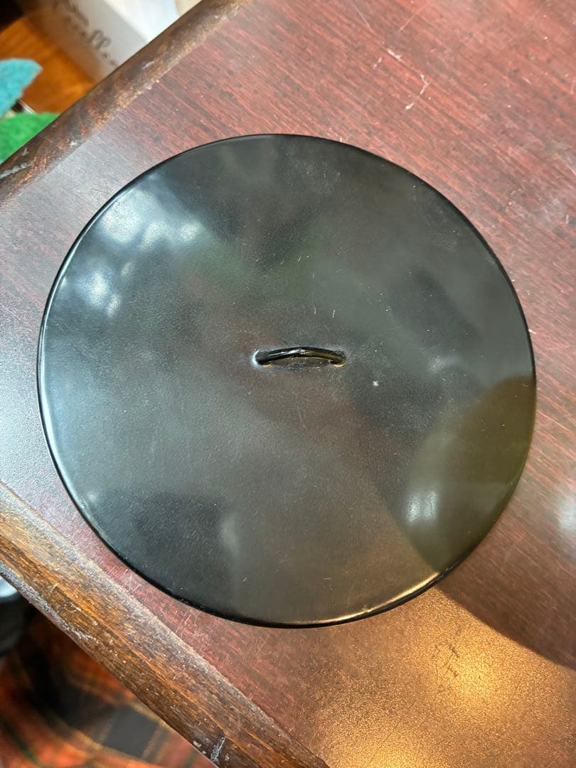 茶道具　ガラス　水指　共箱無し　傷無し　黄色