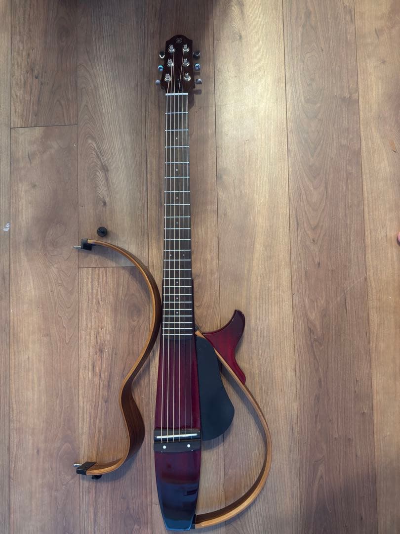 Yamaha SLG200S CRB サイレントギター レッド整備済み