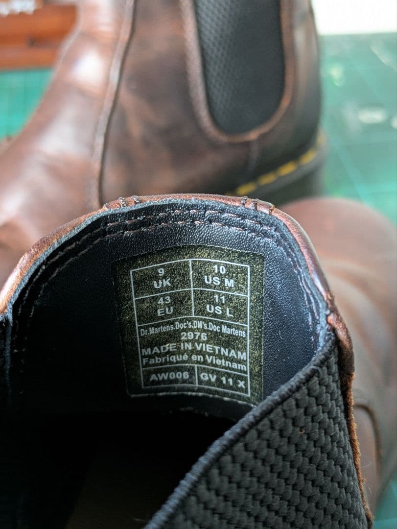 ドクターマーチン　サイドゴアブーツ　UK9