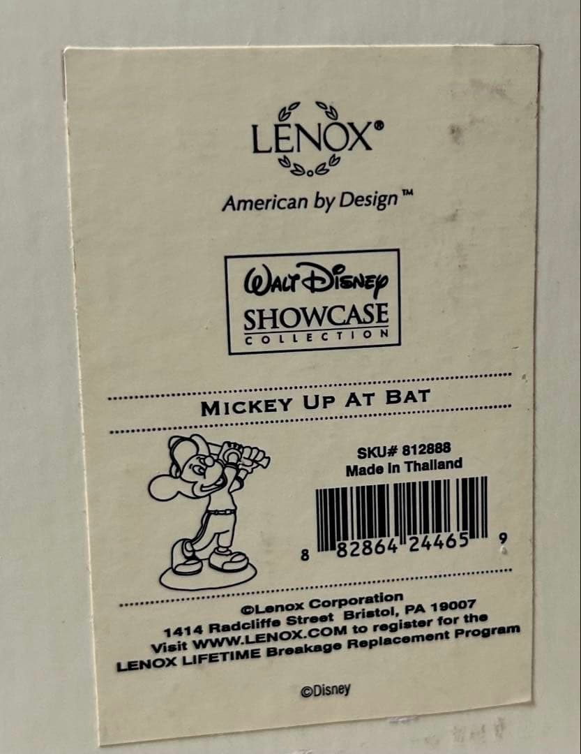 LENOX レノックス ミッキーマウス ディズニーコラボ　置物　※元箱付属 美品