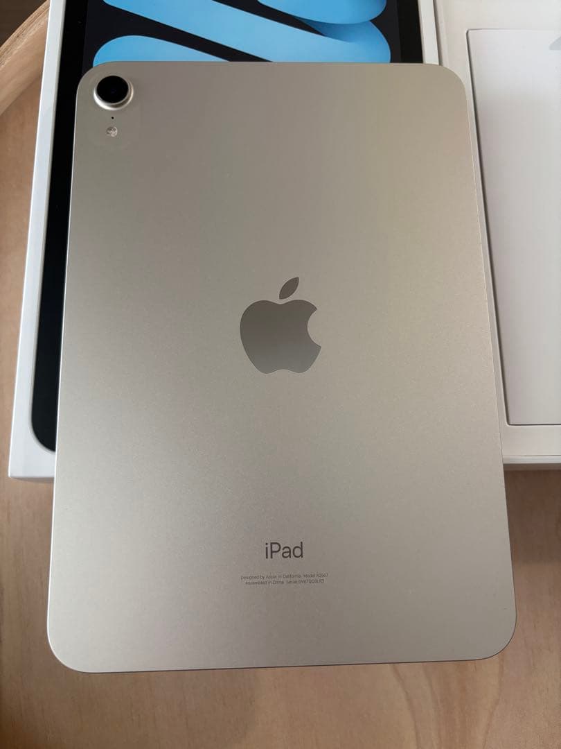 【美品】iPad mini 第6世代 64GB Wi-Fi＋純正充電器付き