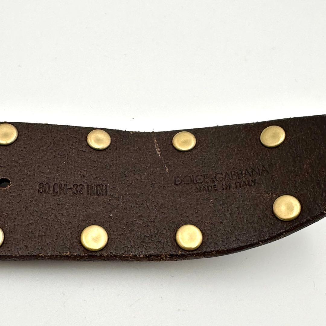 ドルチェ＆ガッパーナ D&G ロゴ ゴールド金具 ベルト ドルガバ