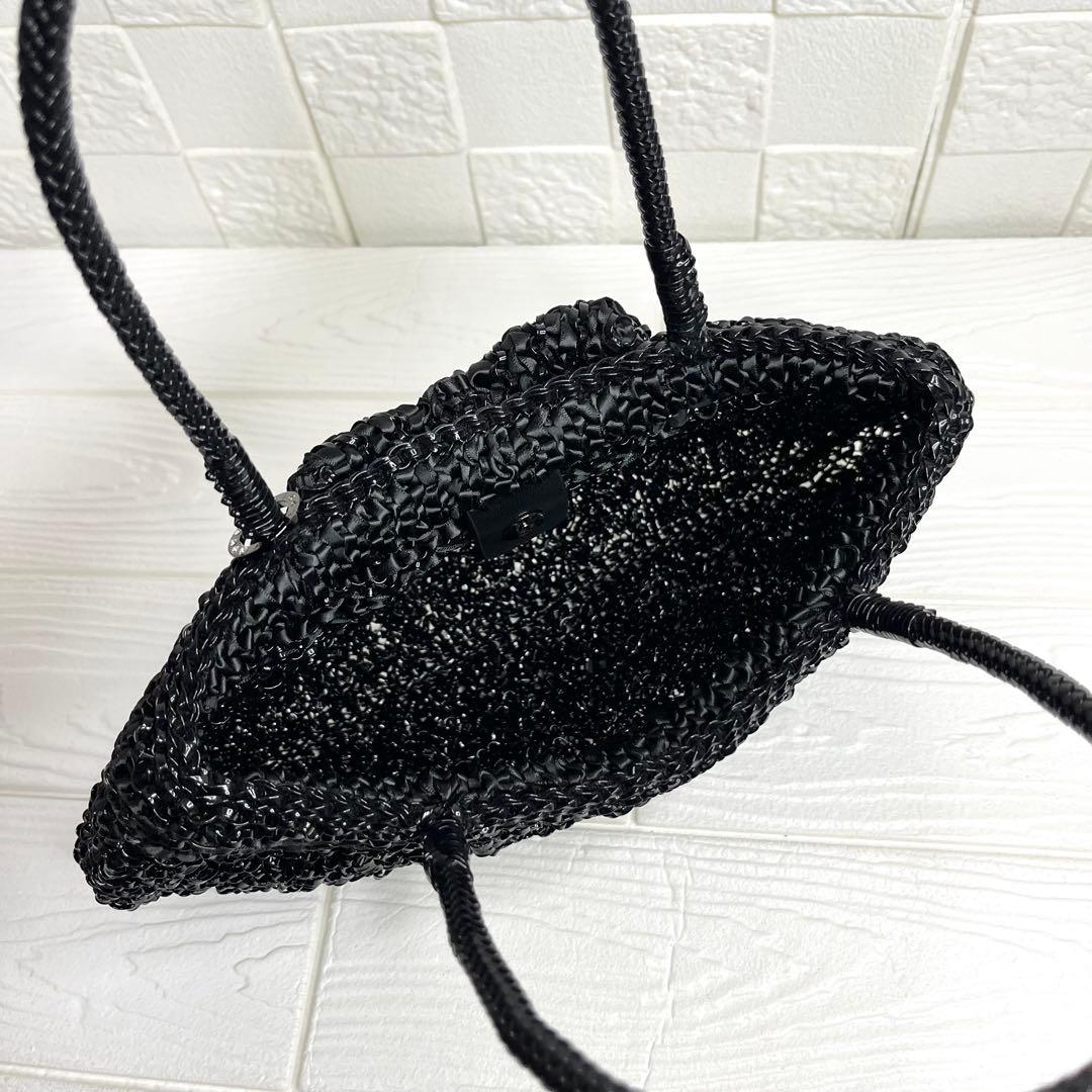 ✨極美品✨☘️ANTEPRIMA☘️✨ハンドバッグ✨ワイヤーバッグ✨リボン編み込み✨