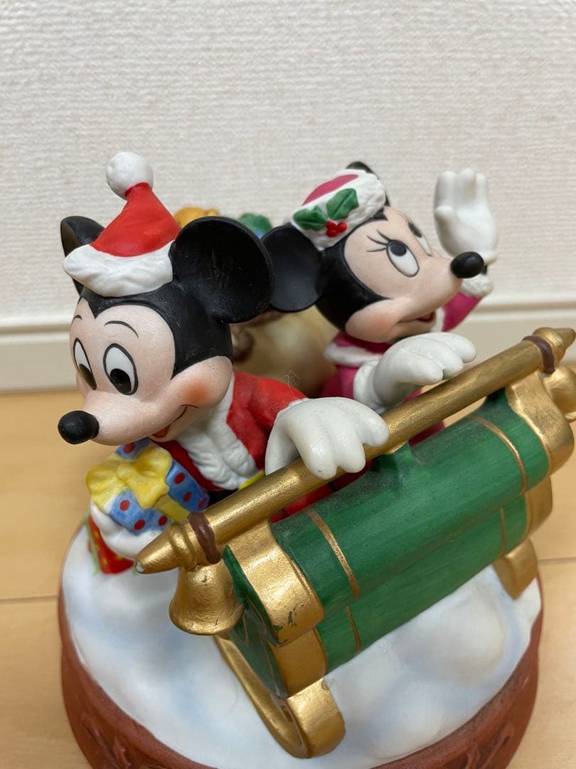ディズニー ミッキー ミニー クリスマス　オルゴール　Disney